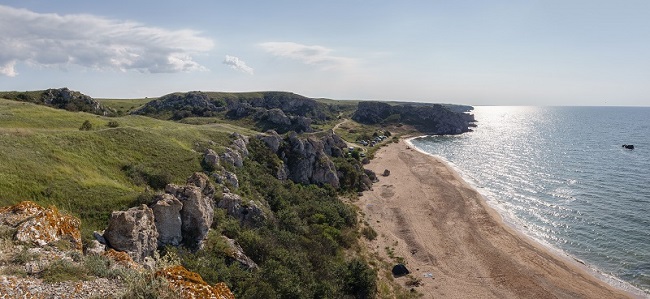Пляжи Азовского моря в Крыму